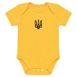 Боди детский кулир 6113-022 Желтый Тризуб