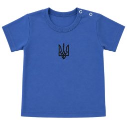 Футболка дитяча кулір 206-022 Джинс Тризуб 