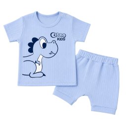 Костюм для хлопчика інтерлок 2269-792 Блакитний Dino Ciboo 