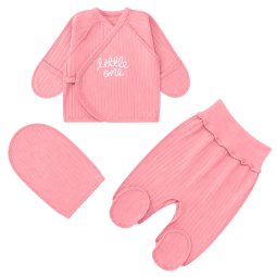 Комплект детский интерлок 6212-792 Персиковый Little one