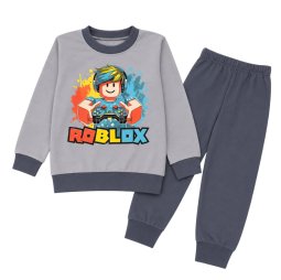 Пижама для мальчика кулир 349-022 Серый Roblox