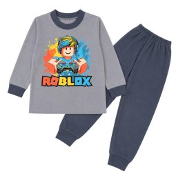 Пижама для мальчика кулир 310-022 Серый Roblox