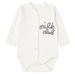 Боди детский интерлок 6139-792 Молочный Milk club