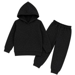 Костюм для дівчинки двонитка 7211-366 Чорний 