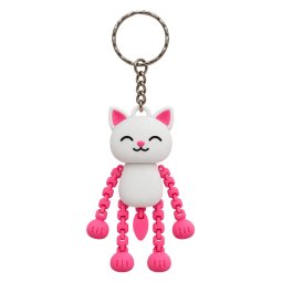 Игрушка брелок с подвижными лапками 3D 2025-074 Котик