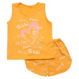 Пижама для девочки Модель 353-613 Жёлтый