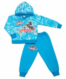 Блакитний спортивний костюм для хлопчика Модель 4175-353 