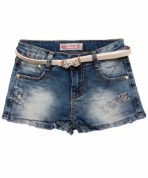 Шорти джинсові для дівчинки Модель 3017 