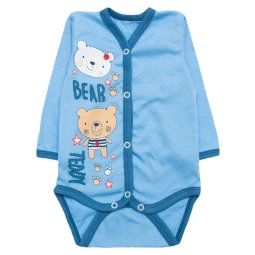 Боді для хлопчика Модель 6139-022 Блакитний "Teddy" 