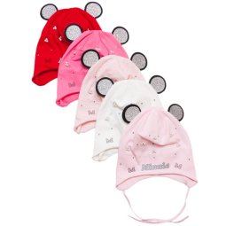 Шапочка для девочки "Minnie" Модель 2020-116 46-48 см окр. головы