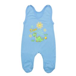 Ползунки для мальчика кулир 6176-022 Голубой Дино