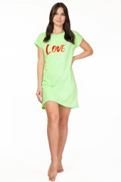Жіноча нічна сорочка Модель К-0337-6 Зелена 