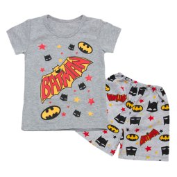 Комплект для мальчика кулир 2312-013 Серый Бэтмен