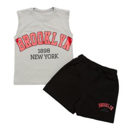 Комплект для хлопчика стрейч-кулір 2338-452 Чорний BROOKLYN 