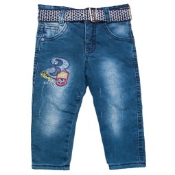 Джинси утеплені для хлопчика Модель ДЖ-002 уцінка (дірка)