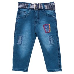 Джинси утеплені для хлопчика Модель ДЖ-002 уцінка (дірка)