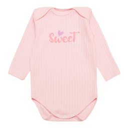 Боді для дівчинки інтерлок 6220-792 Рожевий Sweet 