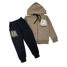 Спортивный костюм детский двухнитка 4286-362 Бежевый LA