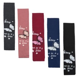 Колготки махровые для девочки GH-K055 Бабочки уценка (затяжка)