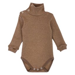 Боди гольф детский рубчик начес 6283-182 Коричневый