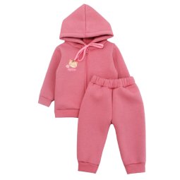 Костюм для дівчинки тринитка начіс 7228-352 Рожевий Котик 