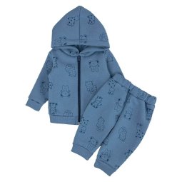 Костюм для хлопчика тринитка начіс 7227-353 Сіро-блакитний Сафарі 