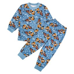 Піжама для хлопчика начіс 369-033 Блакитний Ведмедики 