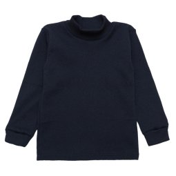 Водолазка дитяча рубчик начіс 4144-182 Темно-синій