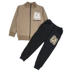 Спортивный костюм детский двухнитка 4321-362 Бежевый LA