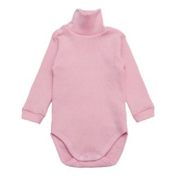 Боди гольф для девочки рубчик начес 6283-182 Пудра уценка (дырочка)