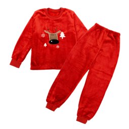 Піжама дитяча махра МЛ-9090-572 Червоний Олень 