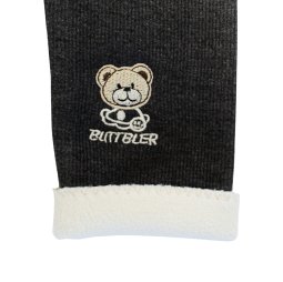 Лосини на меху для девочки А640-1 Темно-серый