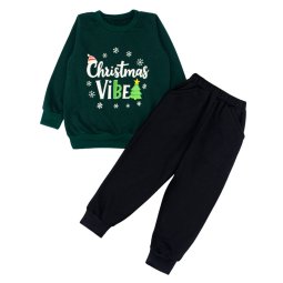 Комплект детский начес 4273-042 Изумрудный Christmas Vibe