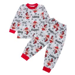 Піжама дитяча начіс 369-033 Сірий Happy Joy
