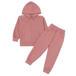 Спортивний костюм для дівчинки тринитка начіс 4291-352 Пильна троянда