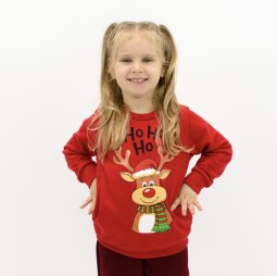Джемпер дитячий начіс 4234-042 Червоний Олень
