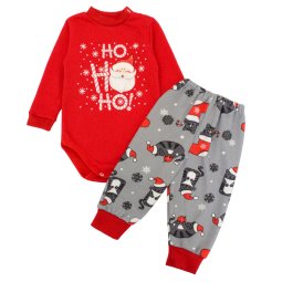 Костюм детский начес 6272-042 Красный Санта