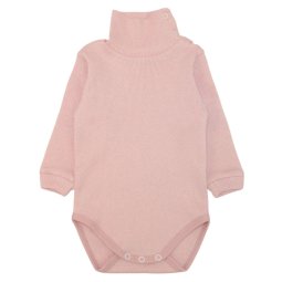 Боді гольф для дівчинки рубчик начіс 6283-182 Пудра уцінка (дірочка) 