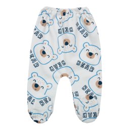 Повзунки дитячі начіс 623-533 Молочний Ведмедики