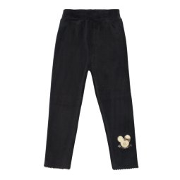 Лосины на меху для девочки А658-2 Темно-серый