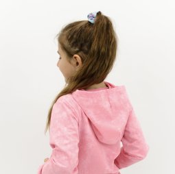 Худі для дівчинки двонитка 4327-365 Рожевий 95 