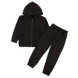 Спортивный костюм детский трехнитка начес 4291-352 Черный