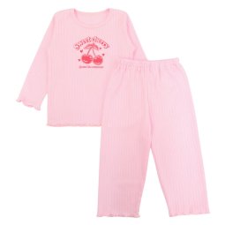 Комплект для девочки интерлок 380-792 Розовый Sweet cherry
