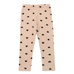 Лосини для дівчинки мустанг 2162-883 Пудра Маленькі сердечки 