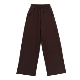 Спортивні штани палаццо для дівчинки двонитка 4298-362 Баклажановий 