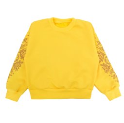 Джемпер для девочки двухнитка 4330-362 Желтый