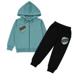Спортивний костюм дитячий двонитка 4286-362 Бірюзовий Original 